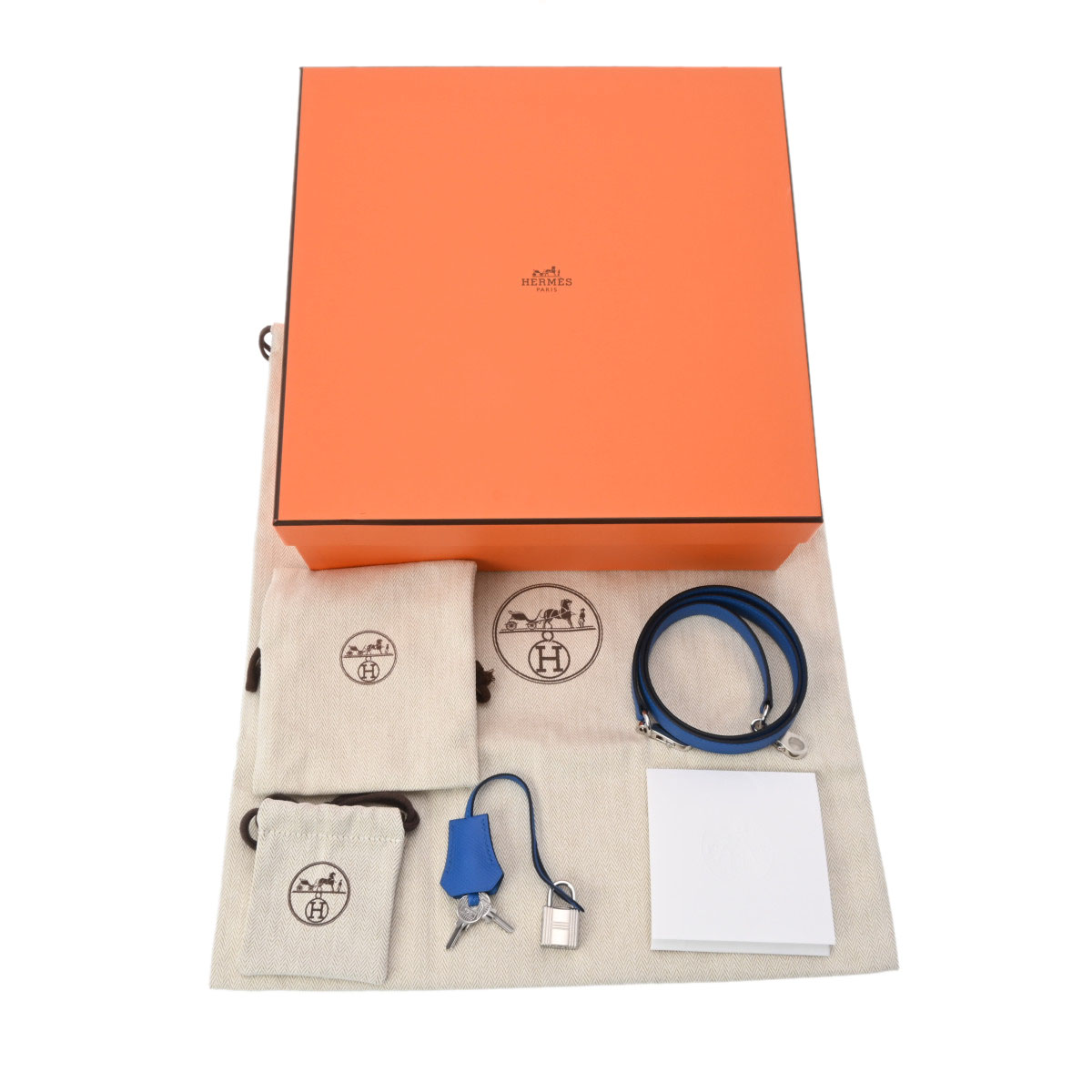 エルメス ボリード 1923 25 ヴェルソ ブルーゼリージュ/ブルード