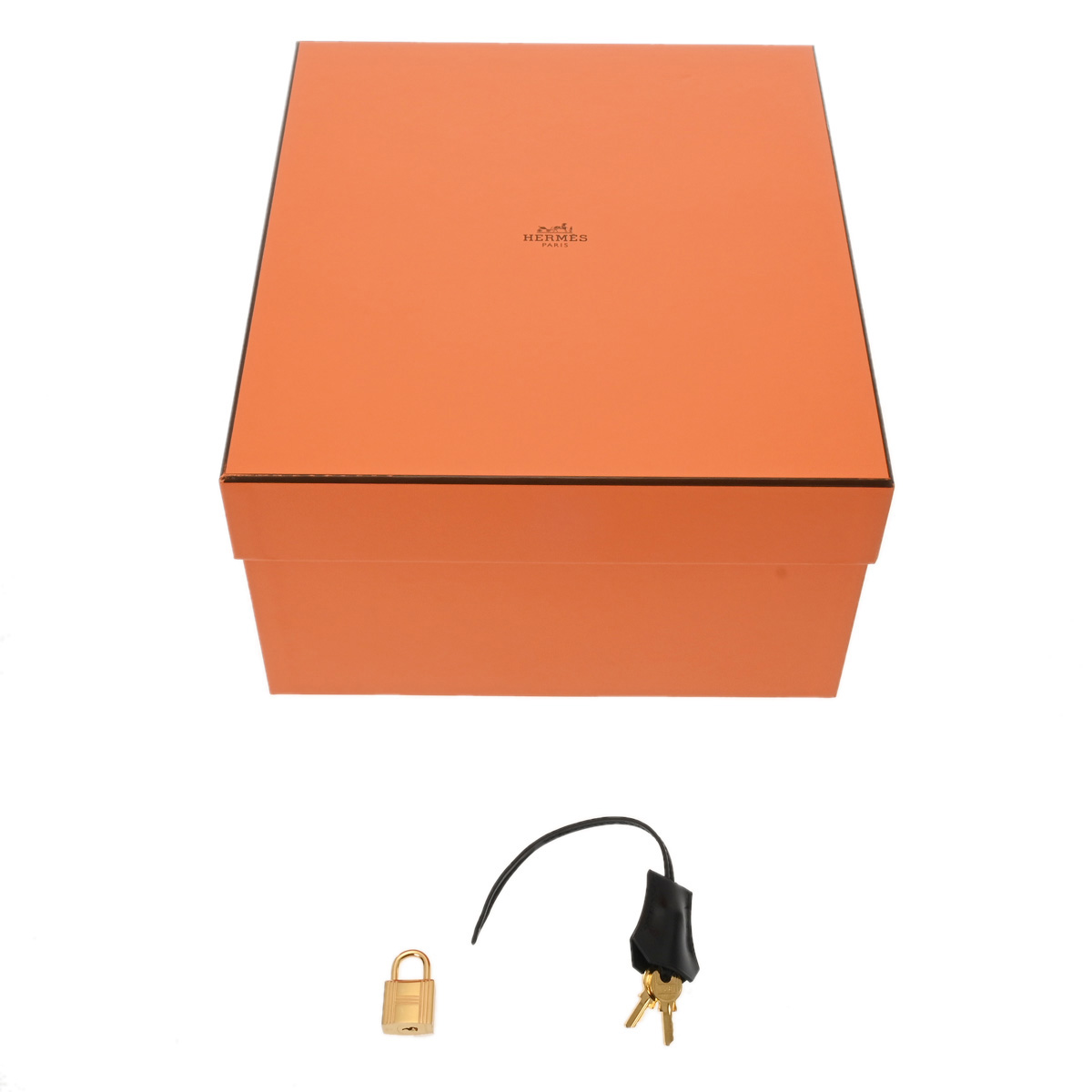 エルメス バーキン 25 セリエ ブラック ボックスカーフ レディース