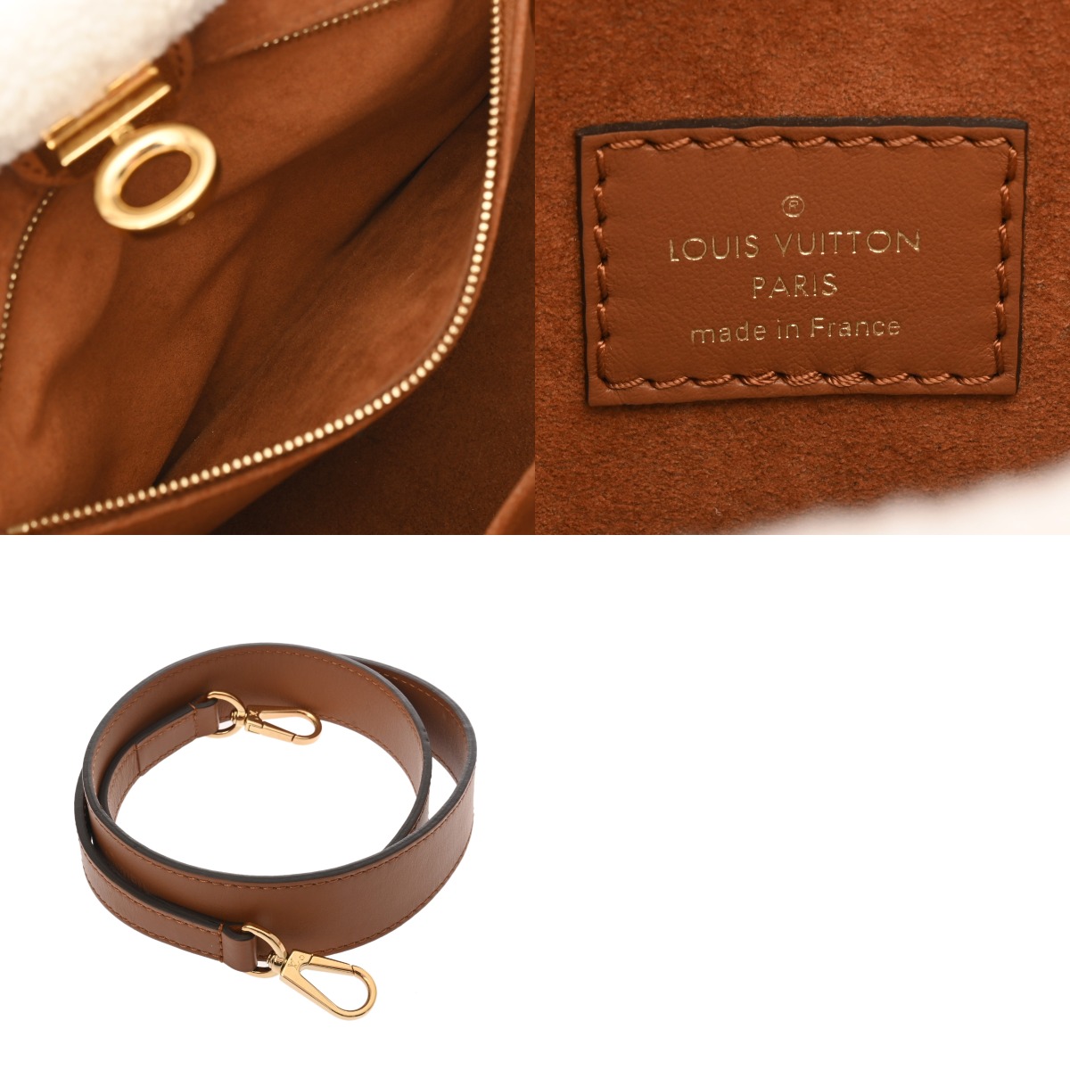ルイ ヴィトン オンマイサイド PM 2WAY キャメル/ホワイト M58981