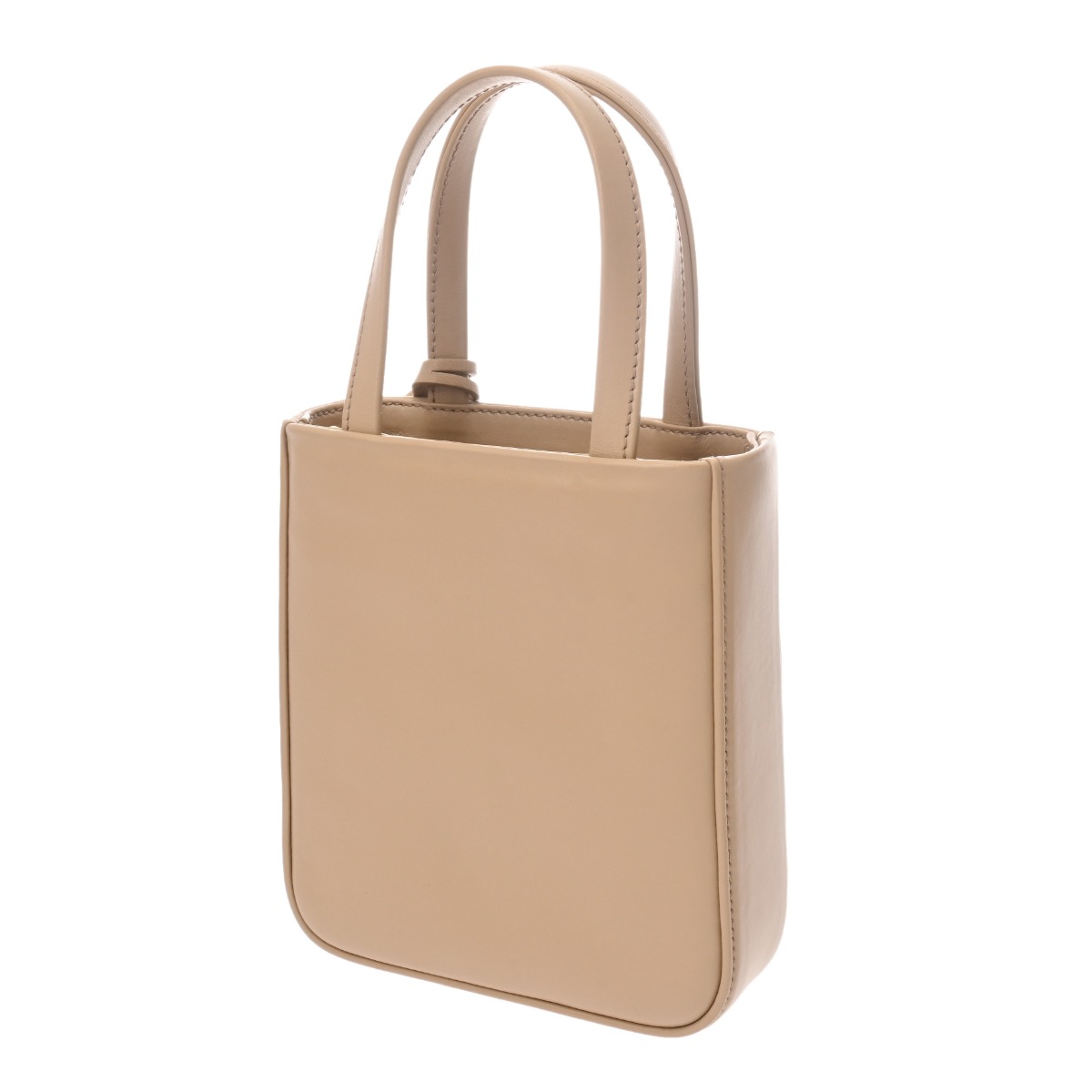 ミュウミュウ フラワーモチーフ 2WAY ベージュ カーフ レディース