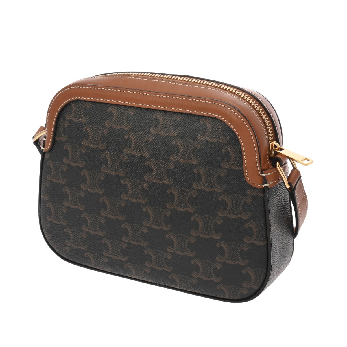 セリーヌ カメラバッグ ブラウン 191522BZK PVC/レザー レディース