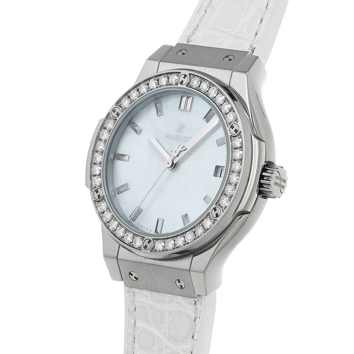 クラシックフュージョン パールホワイト ダイヤモンド 581.NE.6070.LR