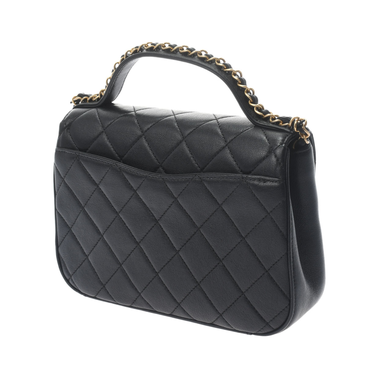 シャネル / CHANEL マトラッセ トップハンドル フラップバッグ