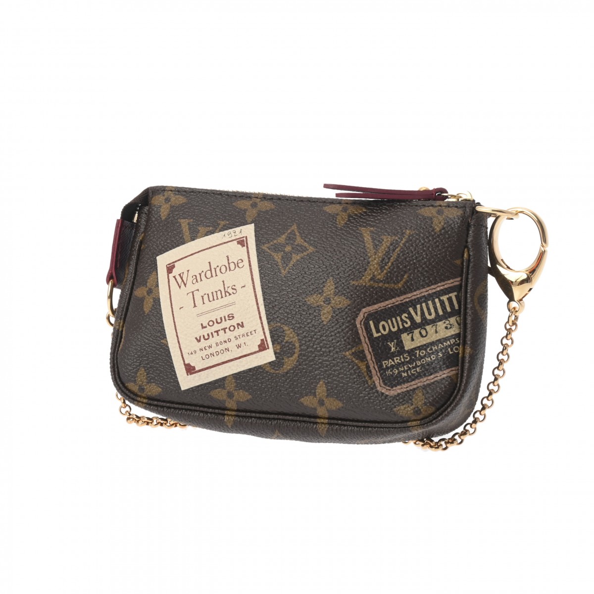 ルイ ヴィトン モノグラム ミニポシェットアクセソワール ラベル