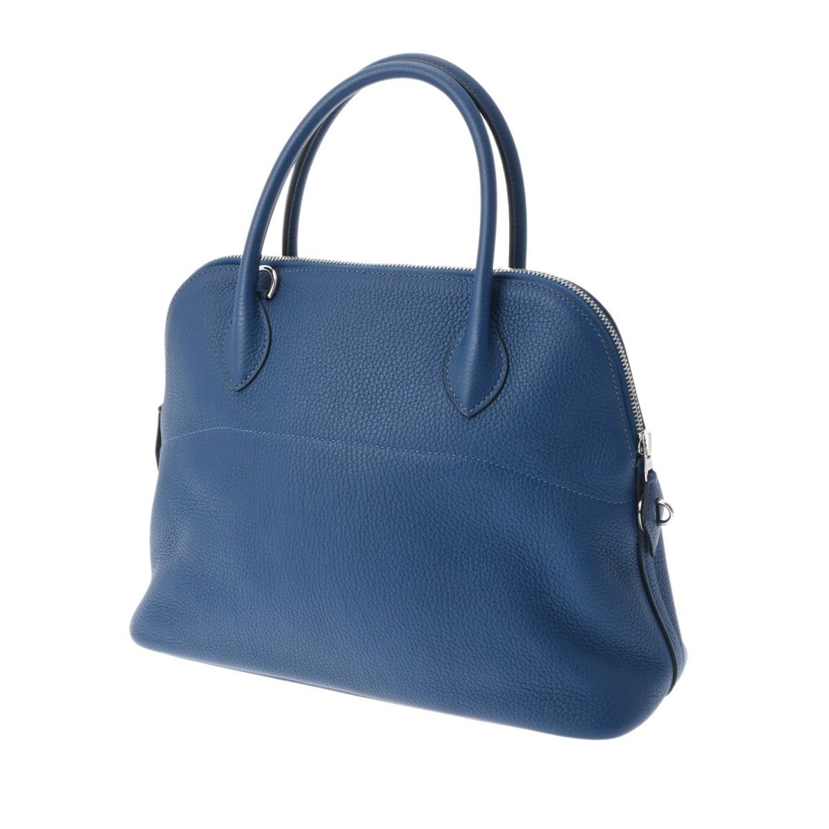 エルメス ボリード 31 ディープブルー/パラジウム金具 トリヨン