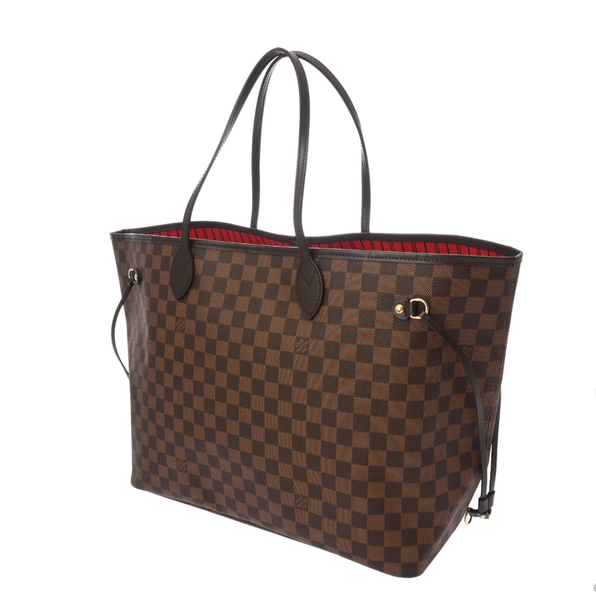 ルイ ヴィトン ダミエ ネヴァーフル GM ブラウン/セリーズレッド