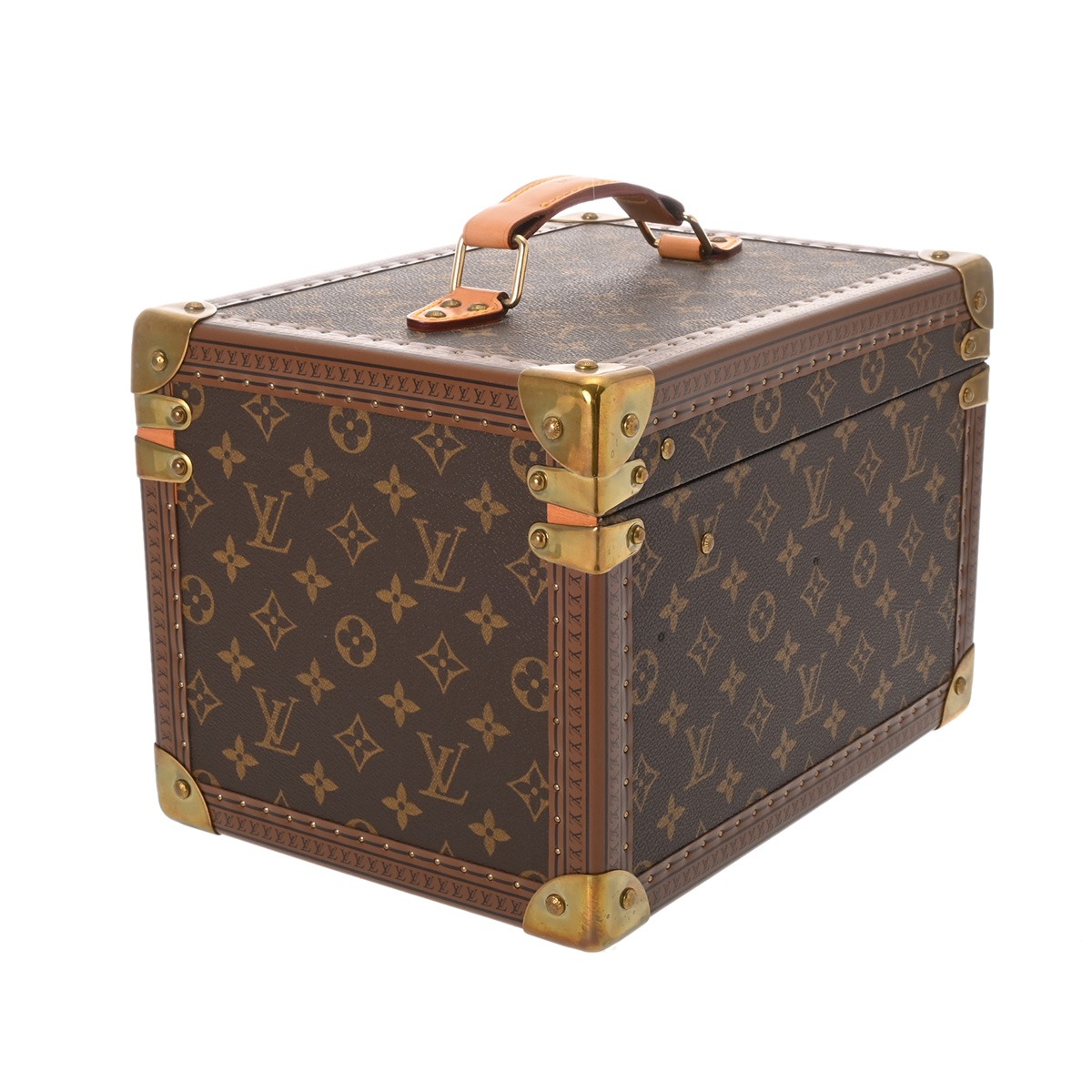 ルイ ヴィトン モノグラム ボワット フラコン コスメケース ブラウン