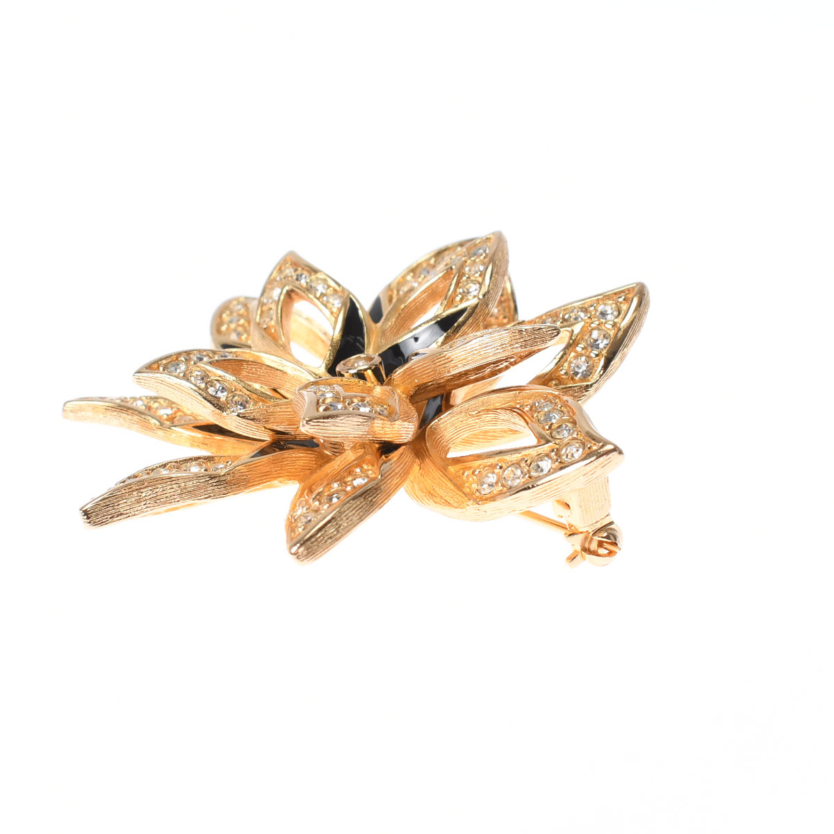 Christian Dior カニモチーフブローチGP ラインストーン