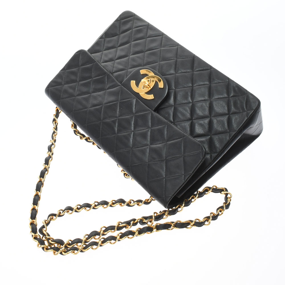 マトラッセ デカマトラッセ チェーンショルダー 34 ブラック/ゴールド