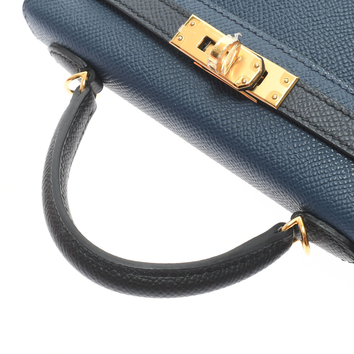 エルメス / HERMES ミニケリー2 トリコロール ブルードブリュス/ブルー