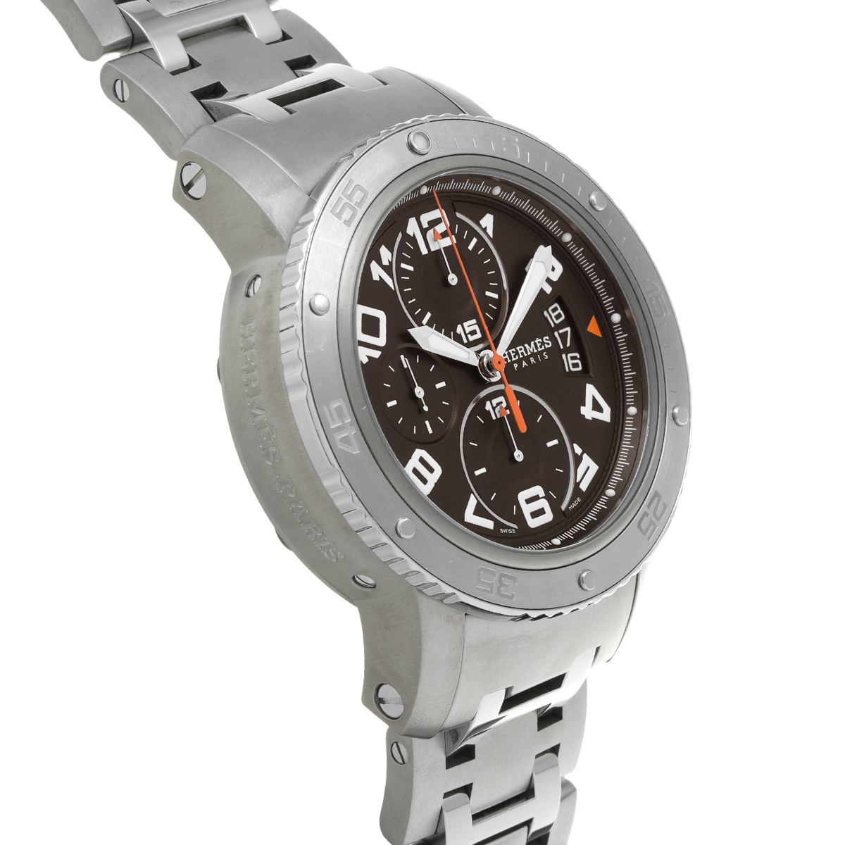 エルメス クリッパー ダイバー クロノグラフ CP2.941 グレー メンズ