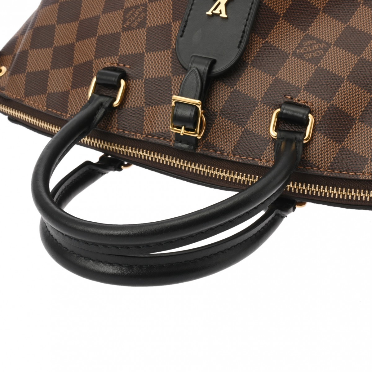 ルイ ヴィトン ダミエ オデオン トート MM ブラウン N45283 ダミエ