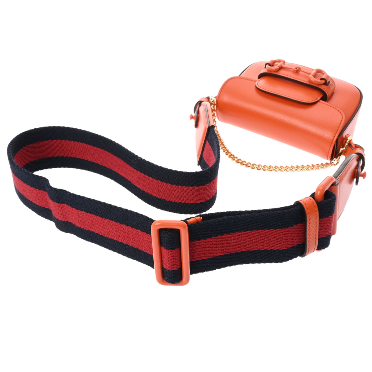 グッチ ホースビット1955 オレンジ 726863 レザー レディース バッグ