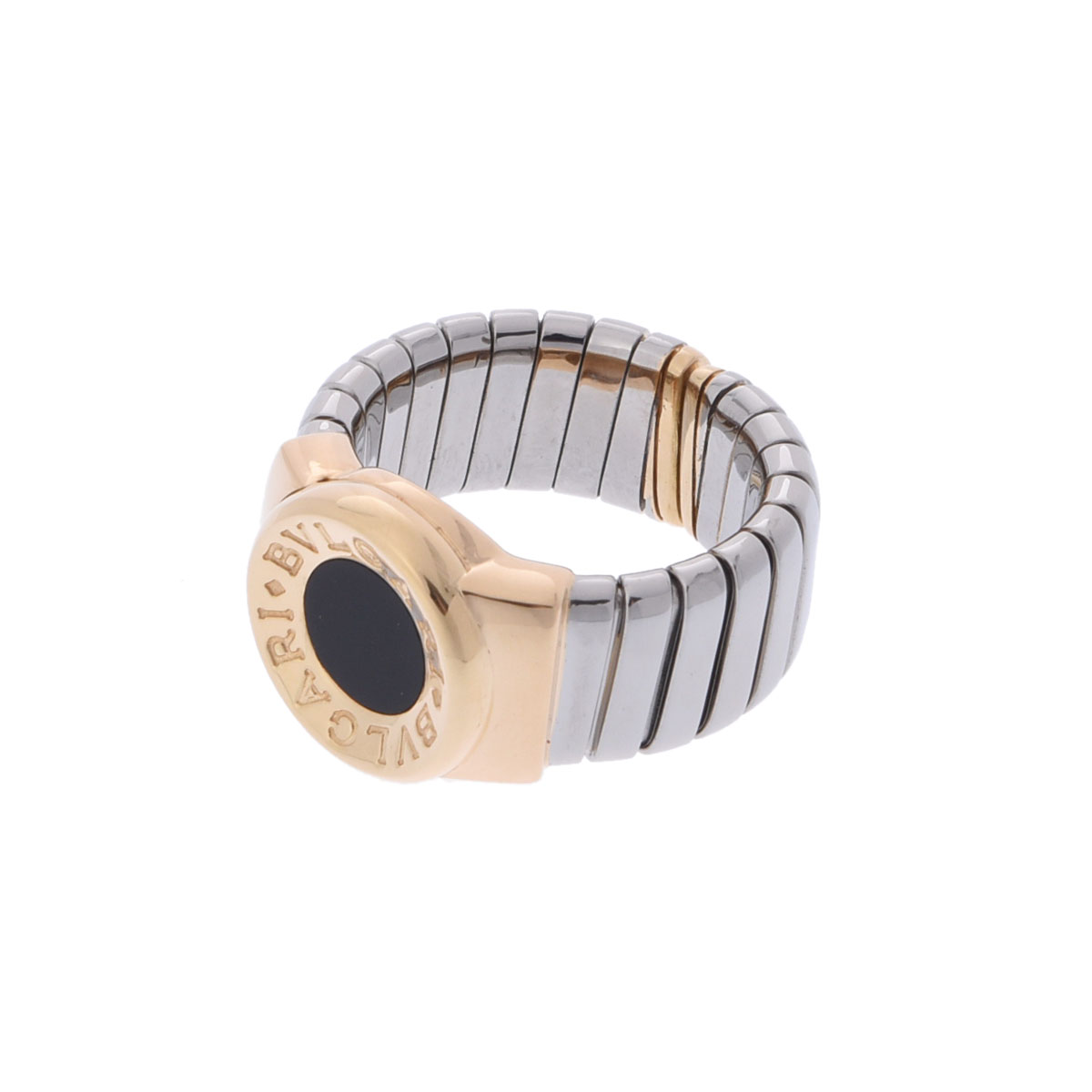 ブルガリ ブルガリブルガリトゥボガス リング シルバー K18イエロー