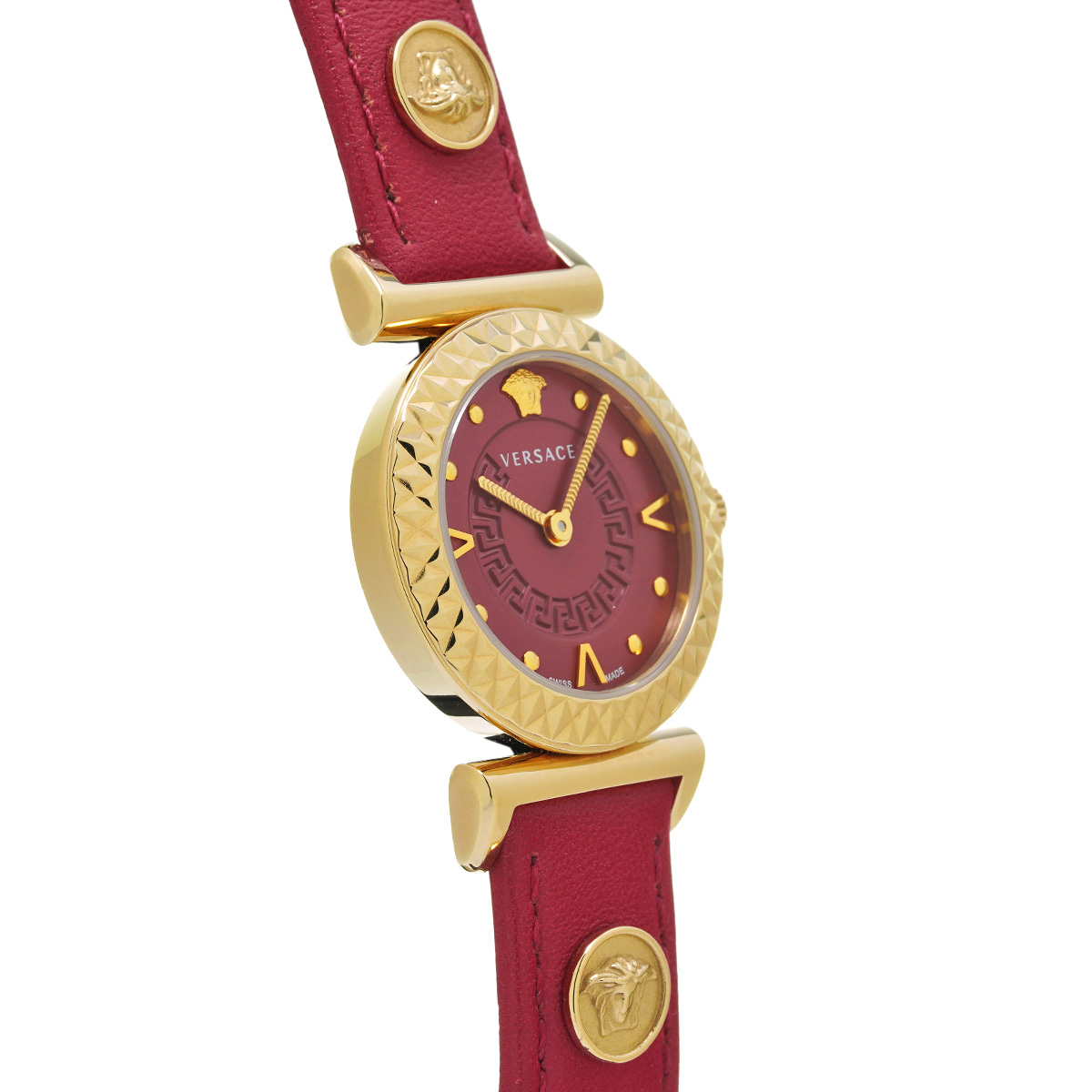 ヴェルサーチ ミニ ヴァニティ VEAA00318 レッド レディース 時計