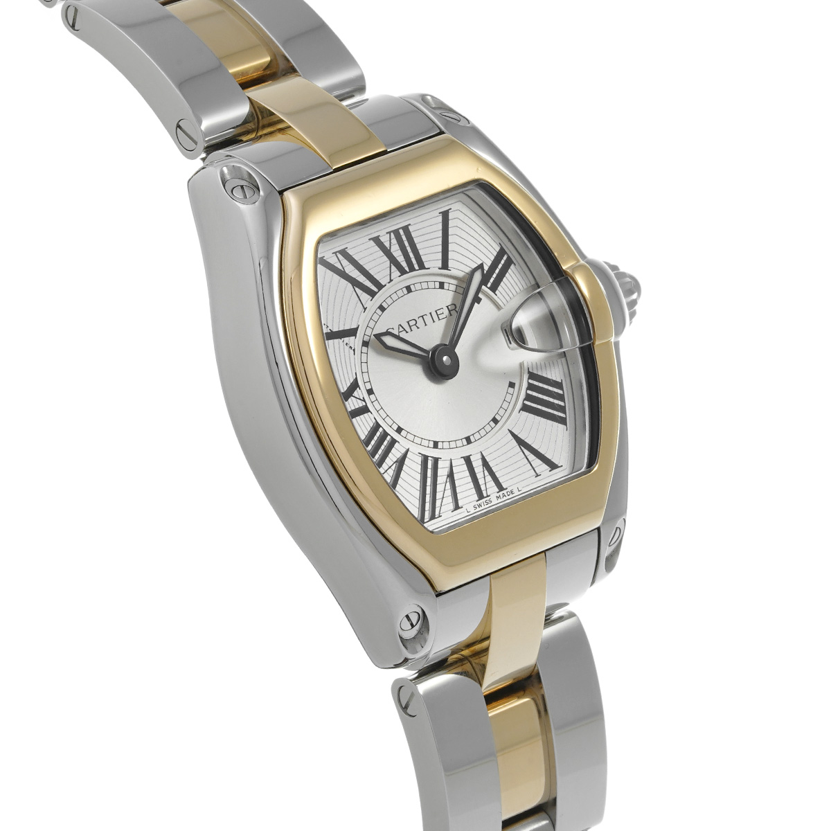 カルティエ ロードスター SM W62026Y4 シルバー レディース 時計
