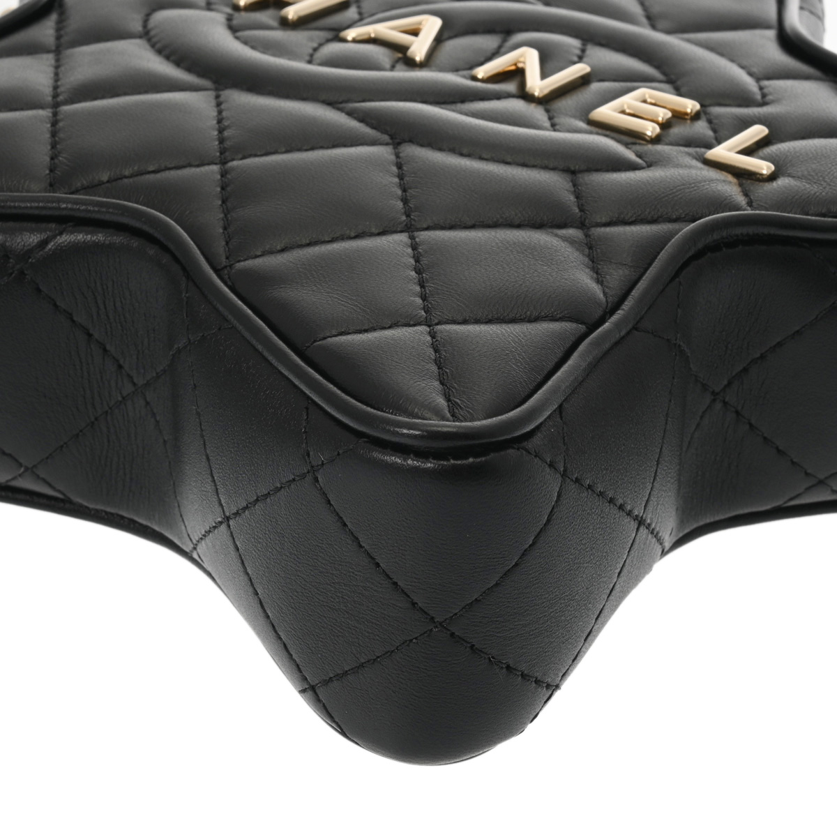 シャネル マトラッセ スターチェーンショルダー ブラック AS4579