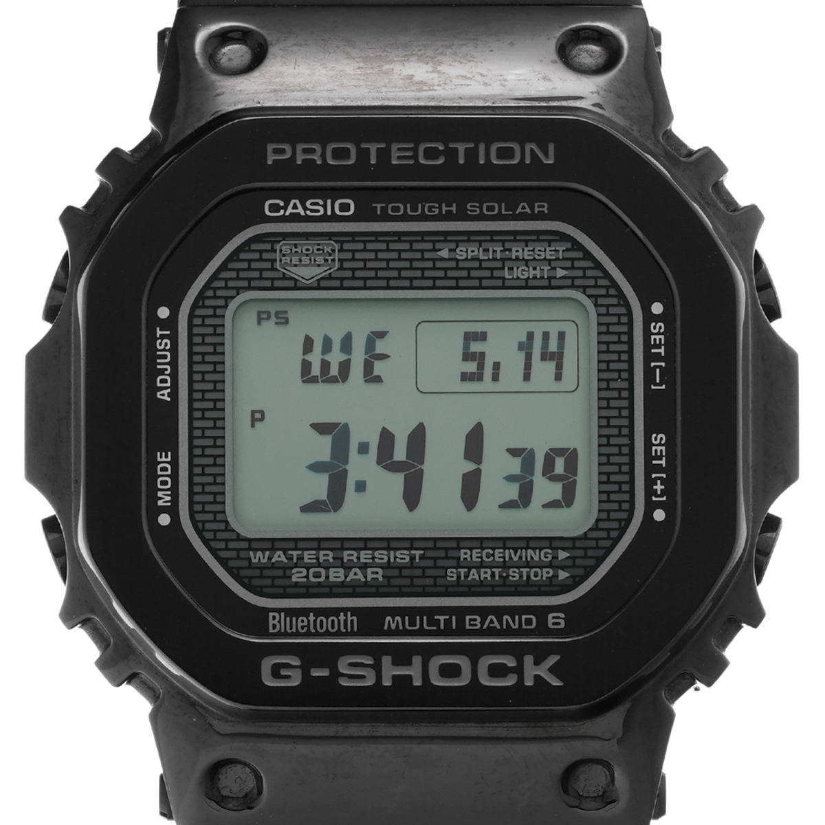 カシオ G-SHOCK GMW-B5000シリーズ GMW-B5000G-1JF ブラック メンズ