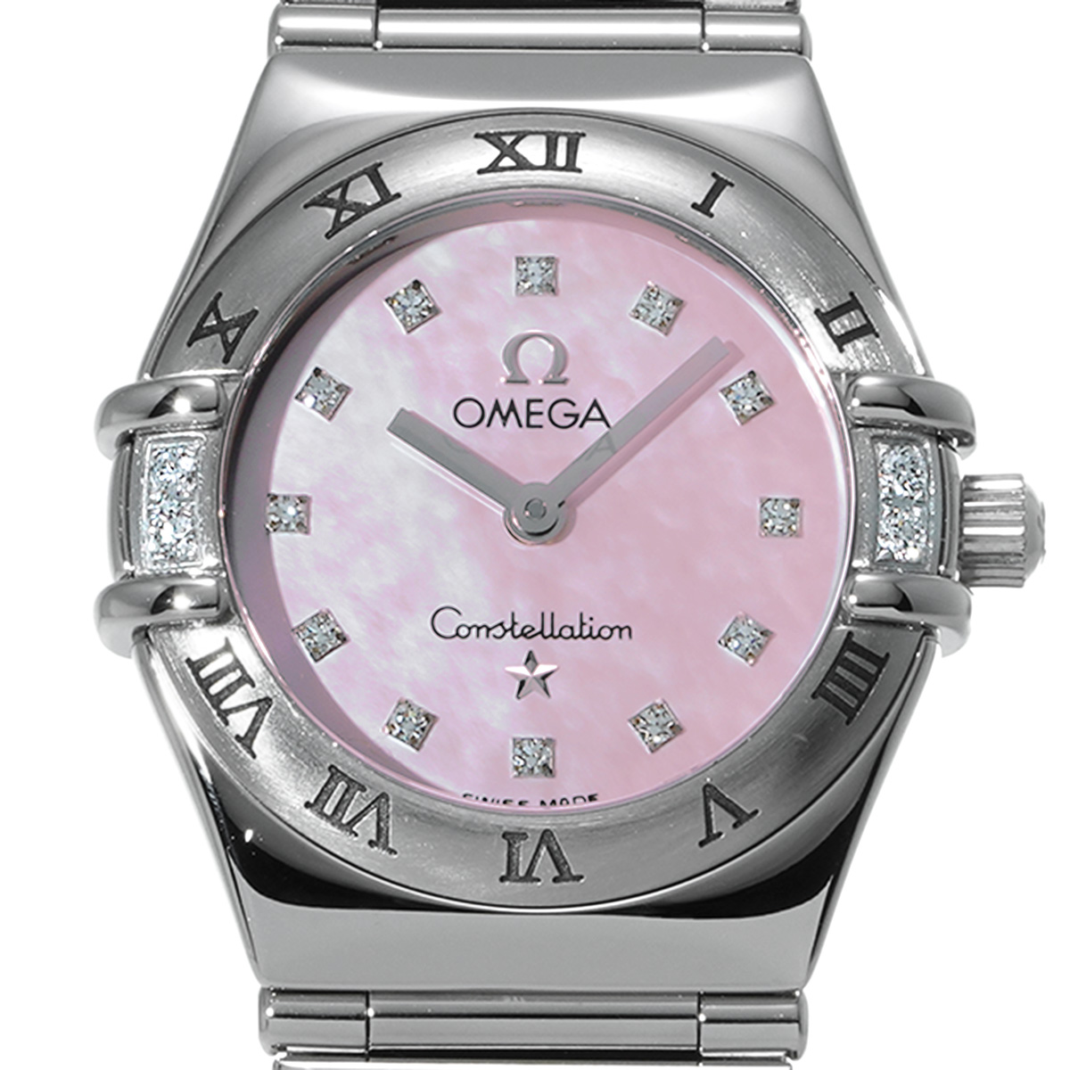 オメガ コンステレーション 1566.66 ピンクシェル/ダイヤモンド