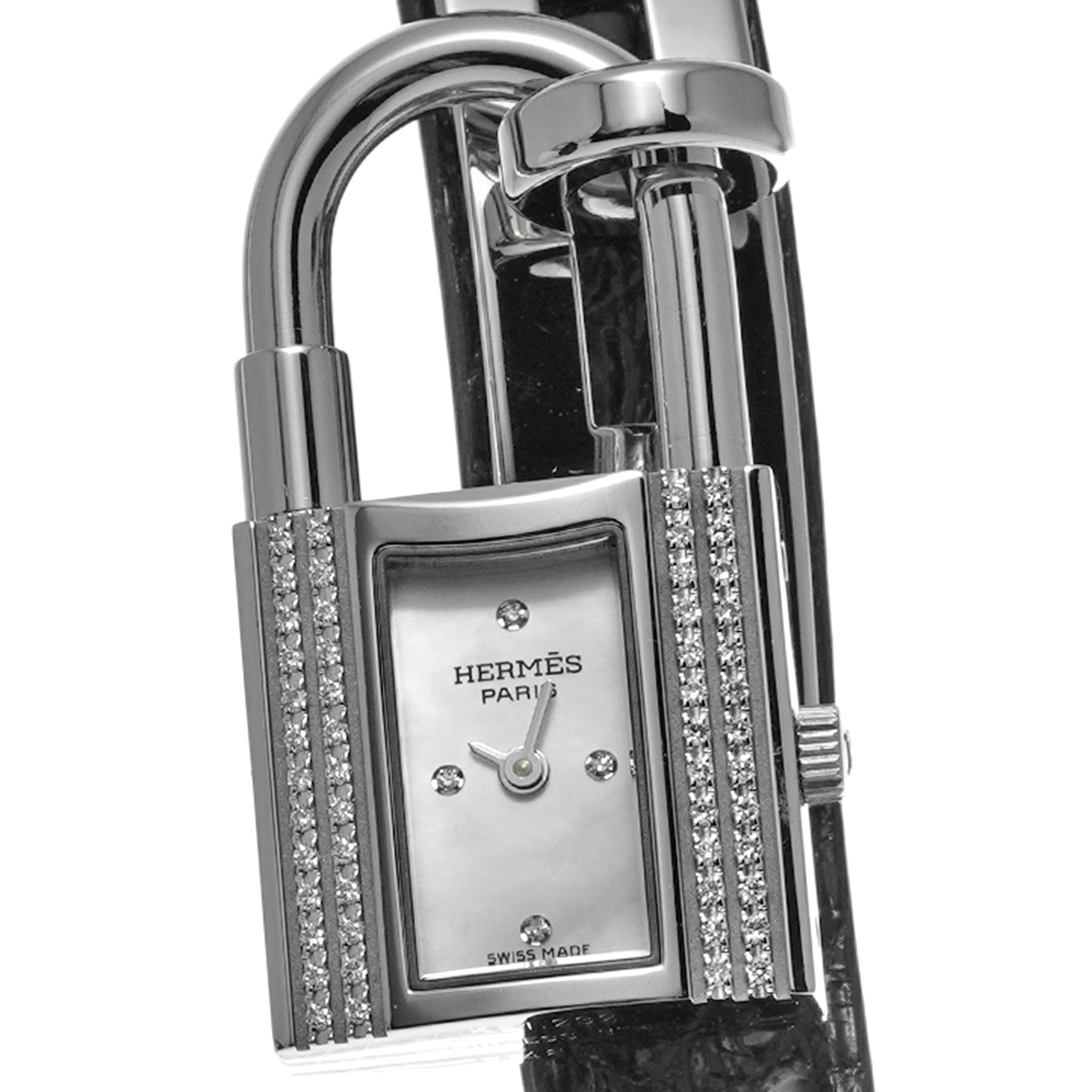 エルメス ケリーウォッチ KE1.232 ホワイトシェル/ダイヤモンド