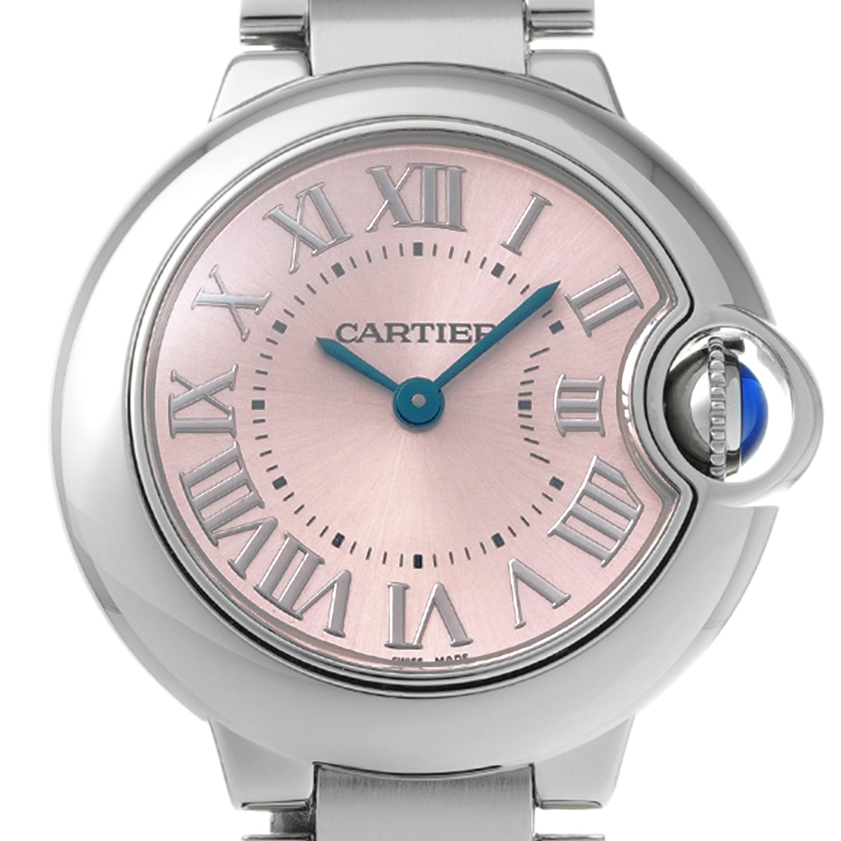カルティエ バロンブルー ドゥ カルティエ 28mm W6920038 ピンク