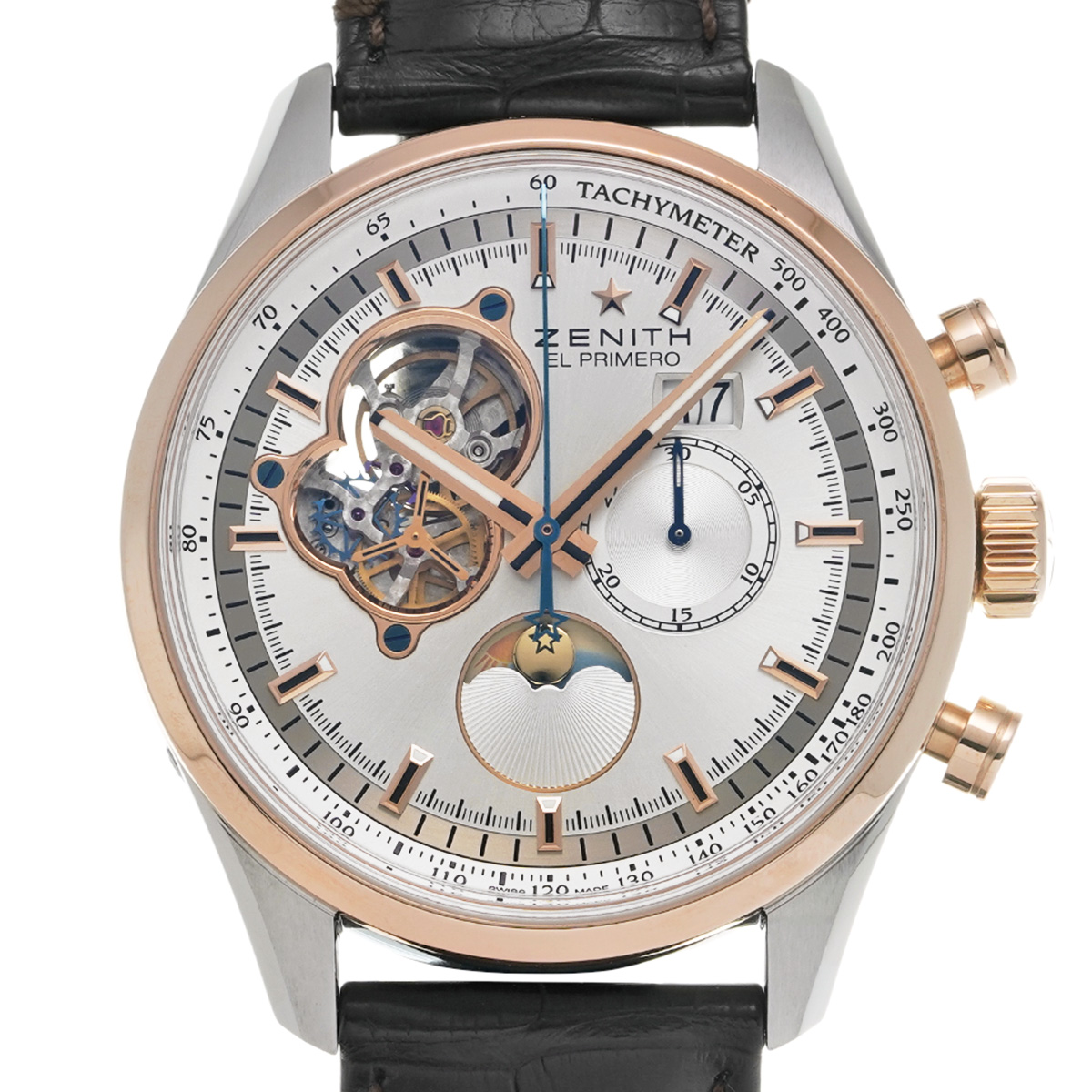 ゼニス クロノマスター エル・プリメロ オープン ムーン＆サンフェイズ