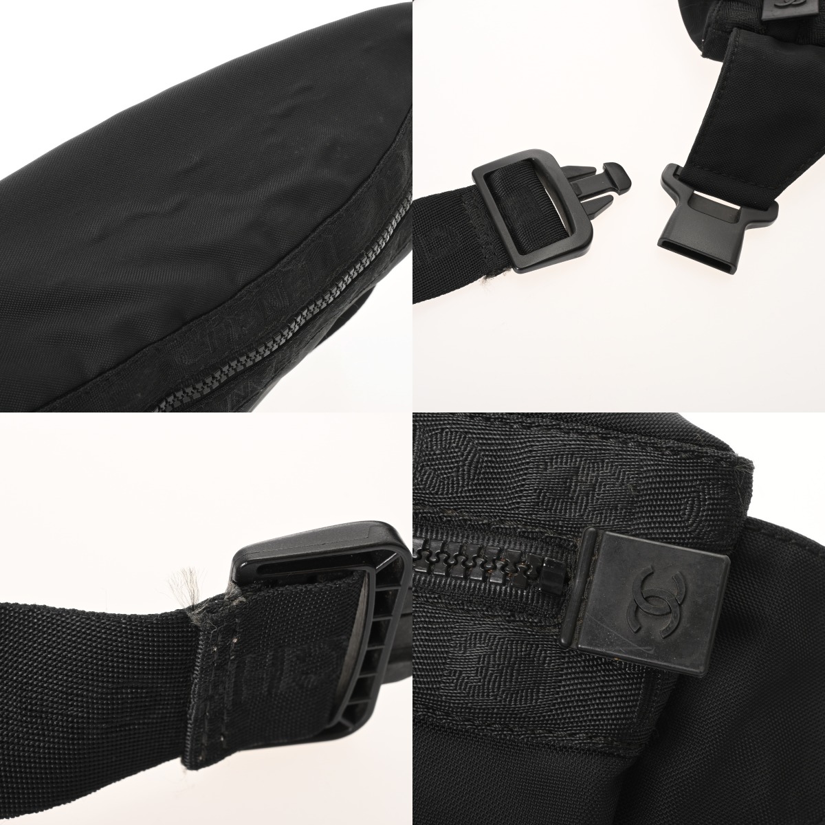 シャネル スポーツライン ショルダーバッグ ブラック ナイロン