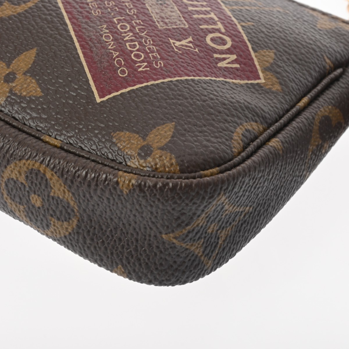 ルイ ヴィトン モノグラム ミニポシェットアクセソワール ラベル