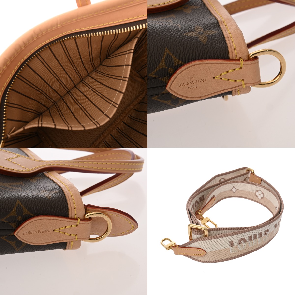 ルイヴィトン モノグラム ネヴァーフル BB ベージュ M46705 モノグラム