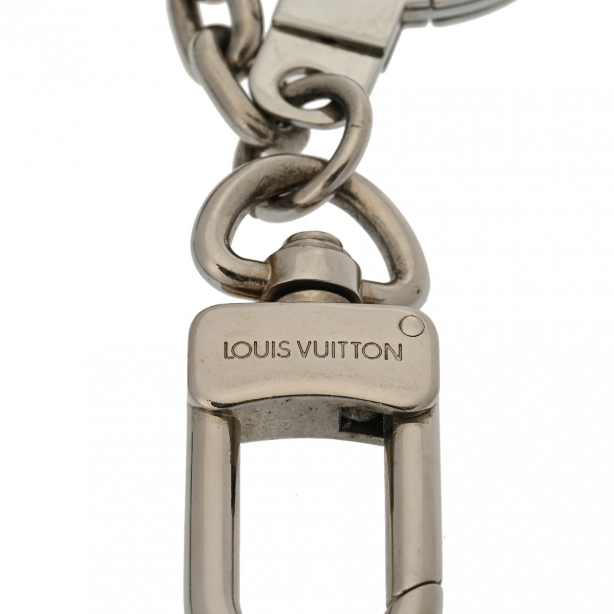 ルイ ヴィトン LVイニシャル バッグチャーム シルバー金具 M65071