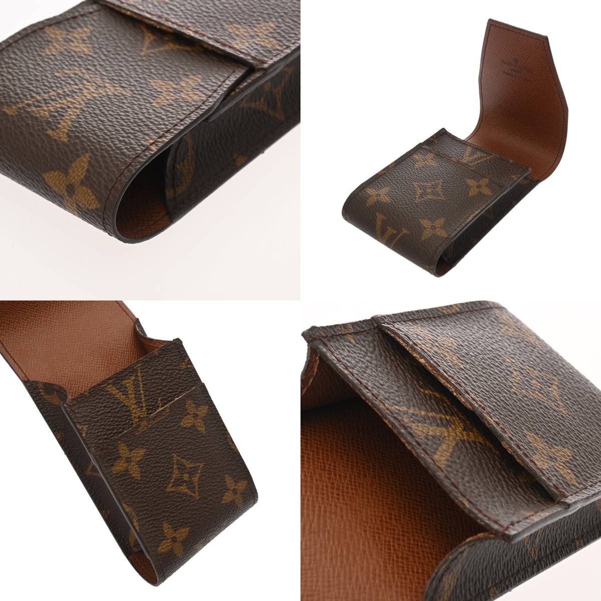 ルイ ヴィトン ダミエ エテュイ シガレット シガレットケース ブラウン