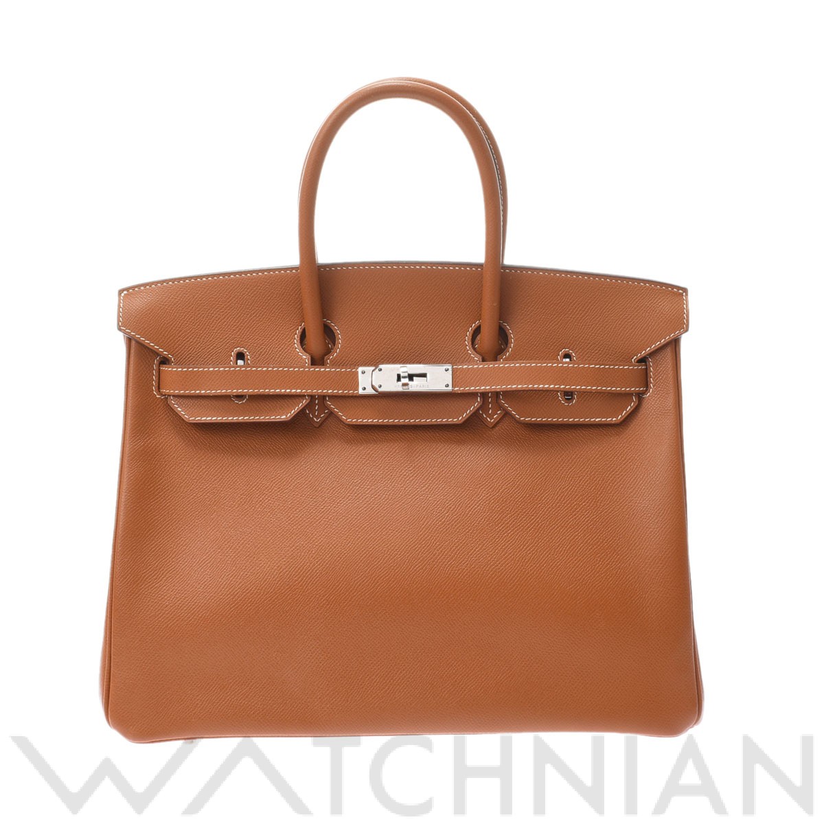 エルメス / HERMES バーキン 35 コニャック/パラジウム金具 ヴォー