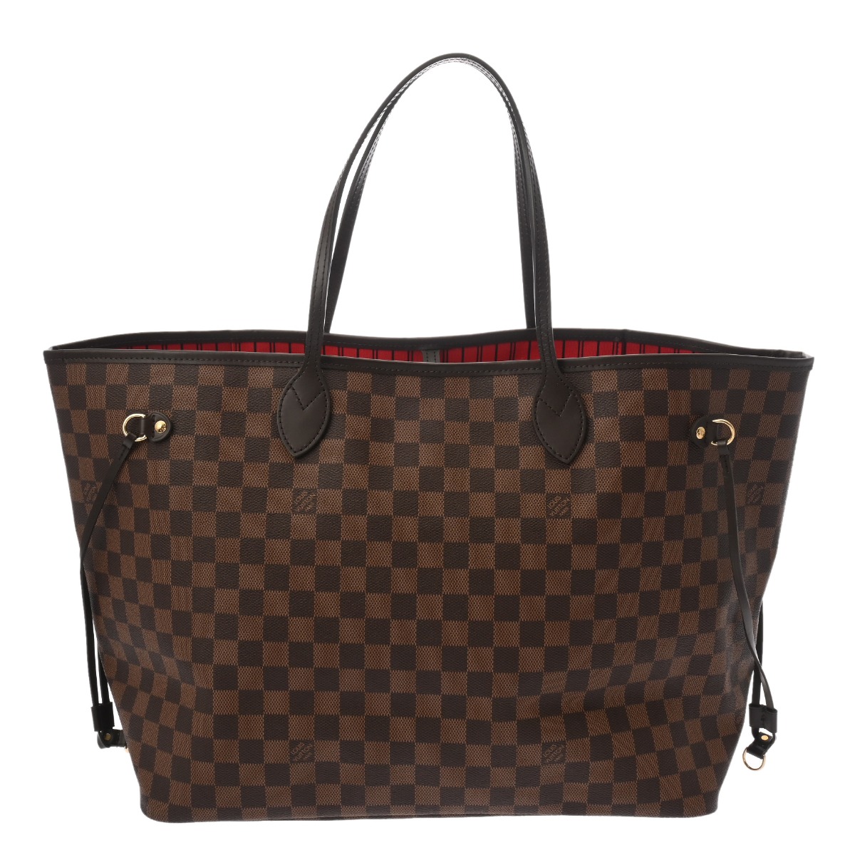 ルイ ヴィトン ダミエ ネヴァーフル GM ブラウン/セリーズレッド