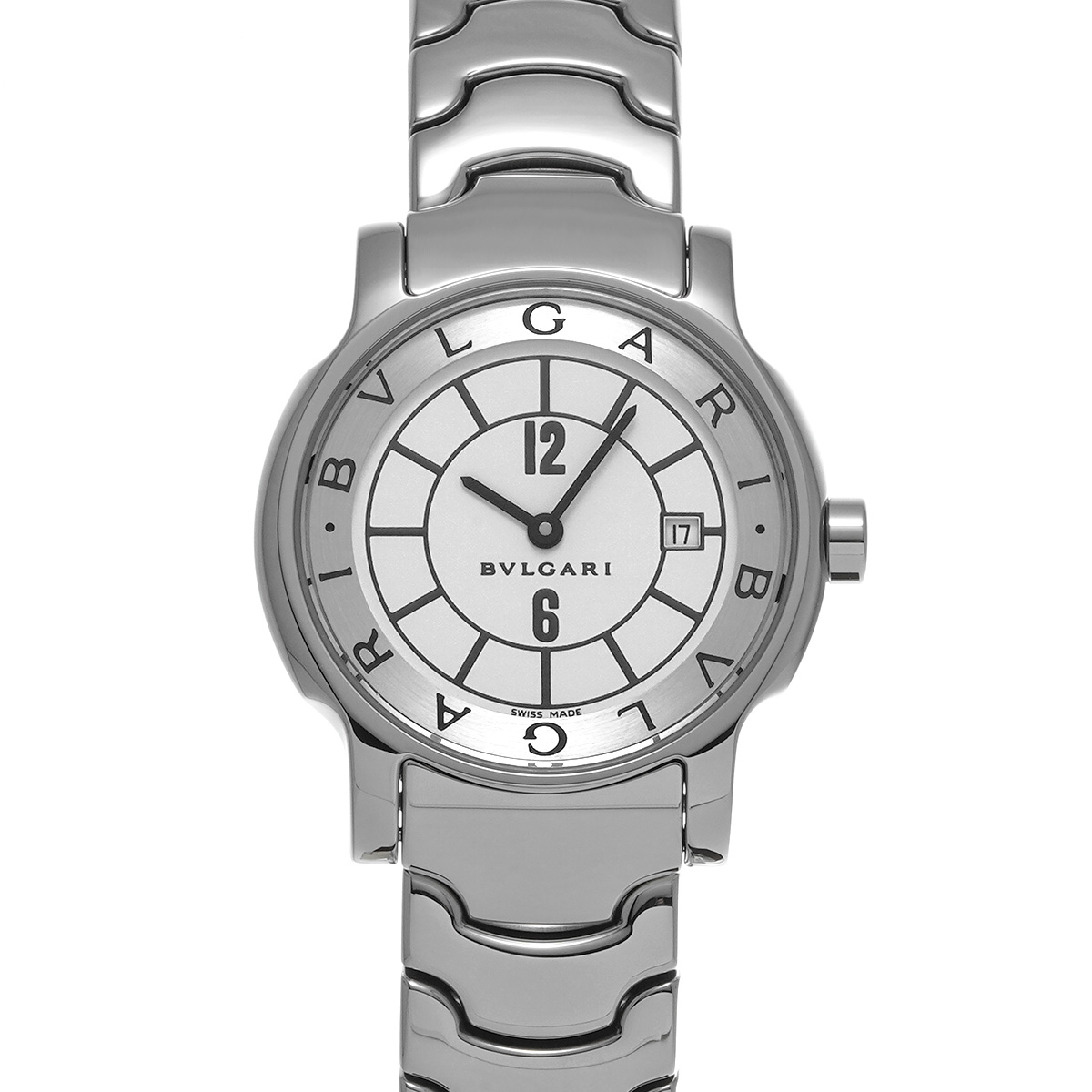 ブルガリ ソロテンポ ST29WSSD ホワイト レディース 時計 【中古