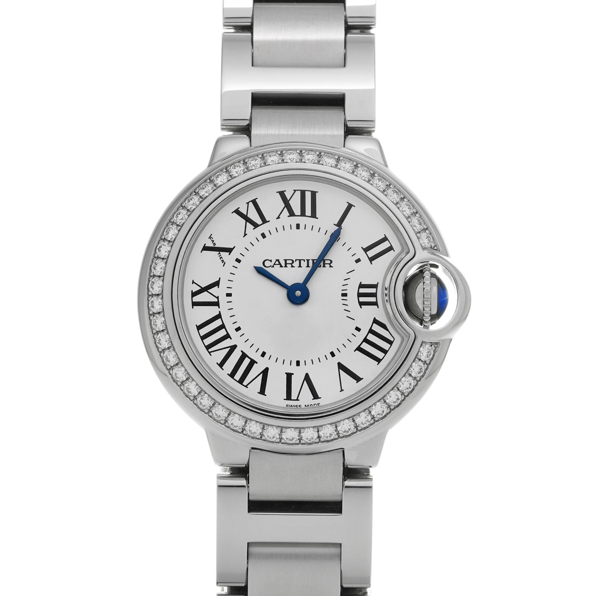 カルティエ バロンブルー ドゥ カルティエ 28mm W4BB0015 シルバー