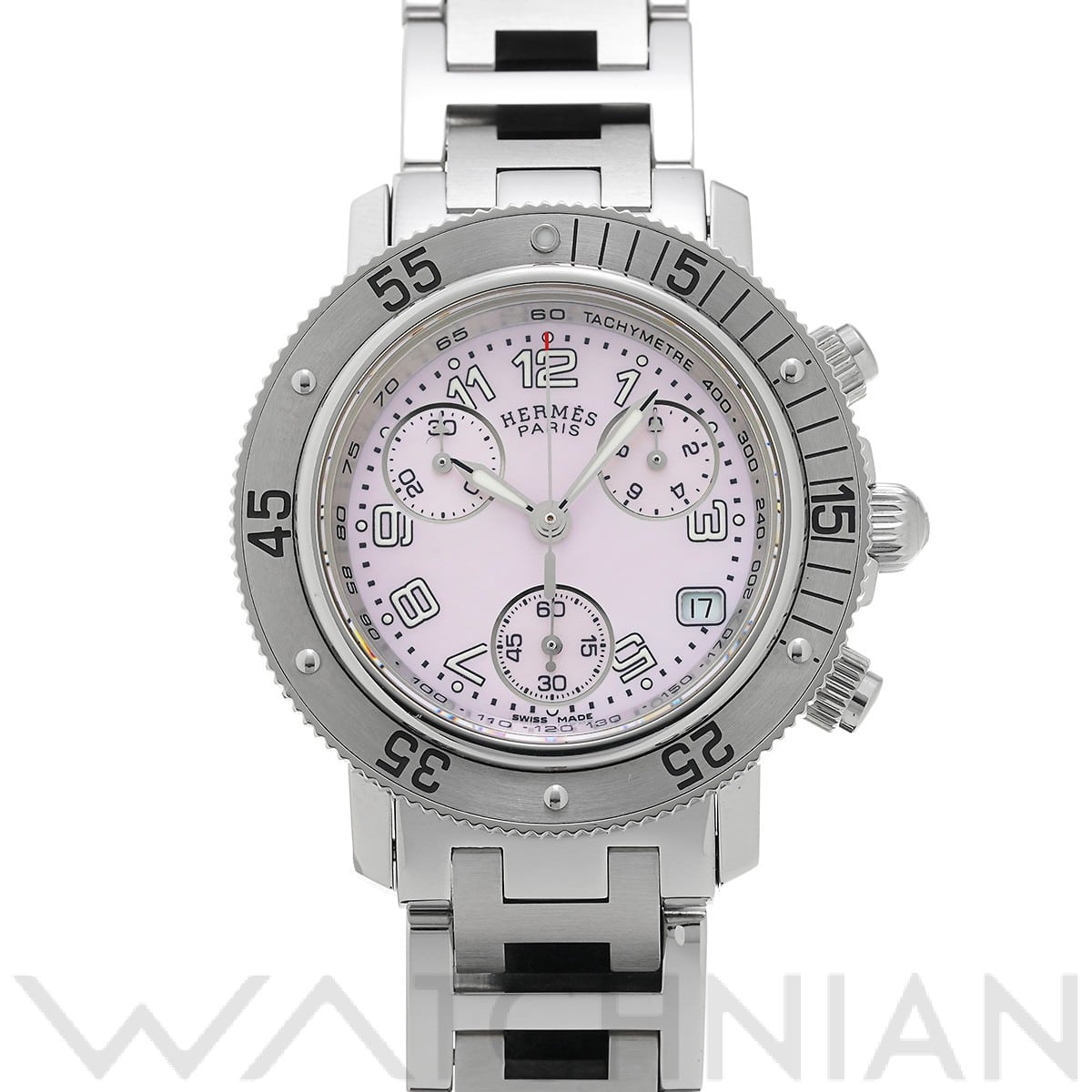 エルメス クリッパー ダイバー クロノグラフ CL2.310 ピンクシェル