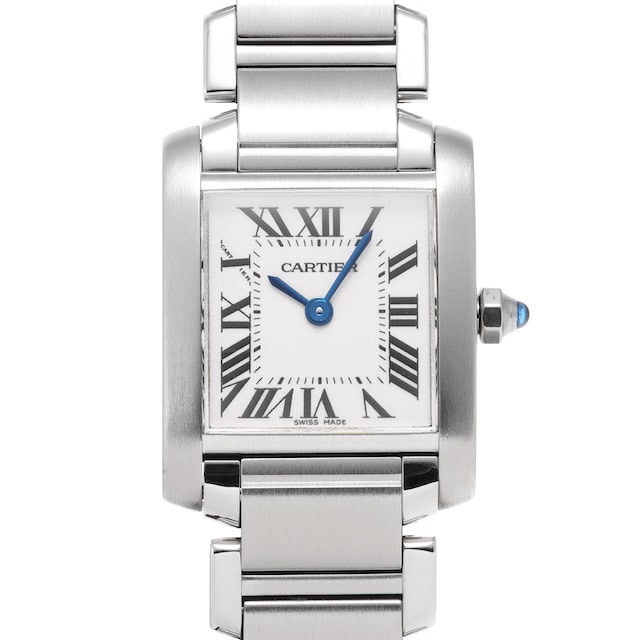 タンクフランセーズ カルティエ 時計(コンビ（ステンレス×ゴールド