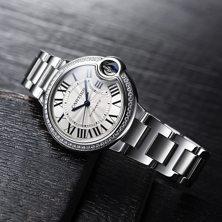 バロンブルー カルティエ 時計(コンビ（ステンレス×ゴールド