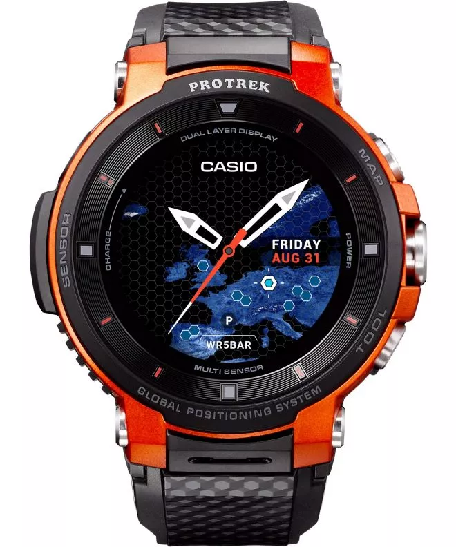 Casio Protrek WSD-F30-RGBAE - GPS Bluetooth Watch • Watchard.com