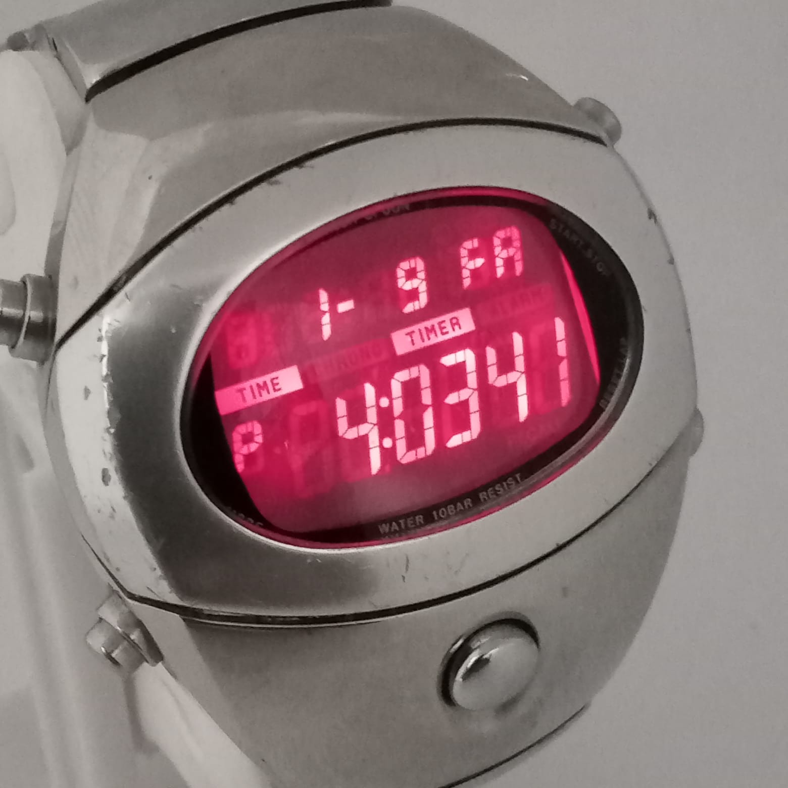 Seiko Alba Spoon W671-4030 Quartz Digital Vintage Men's Led Watch