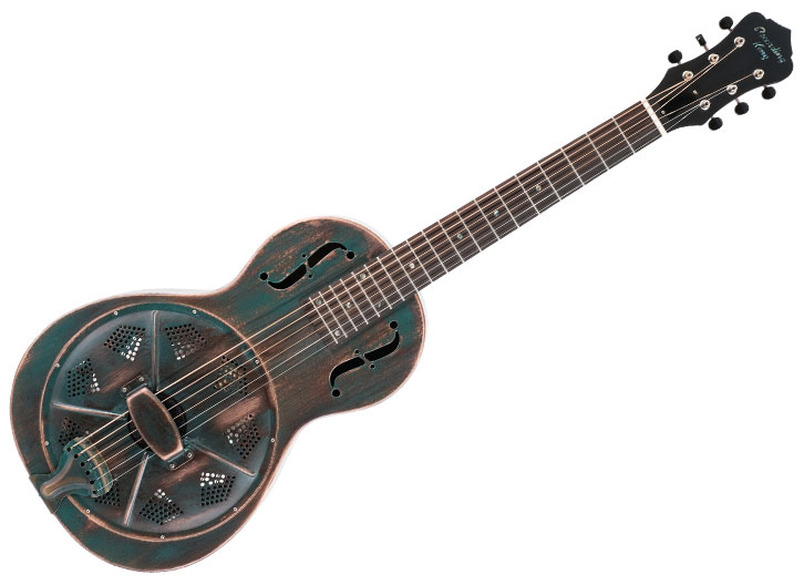 Recording King RM-993 Metal Body Parlor Resonator Guitar - Vintage