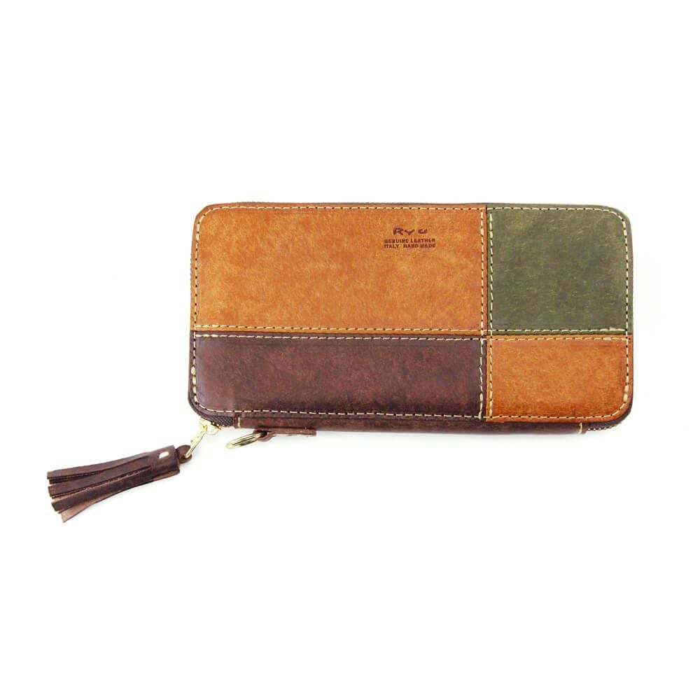Ryu] CROSS PATCHWORK SLIDER (L) WALLET | Ryu(リュウ)公式ECサイト