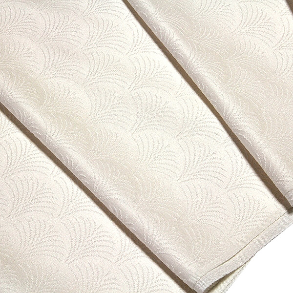 5936 付下げ 青 反物 正絹 花 丹後ちりめん 反物 丹後ちりめんの通販