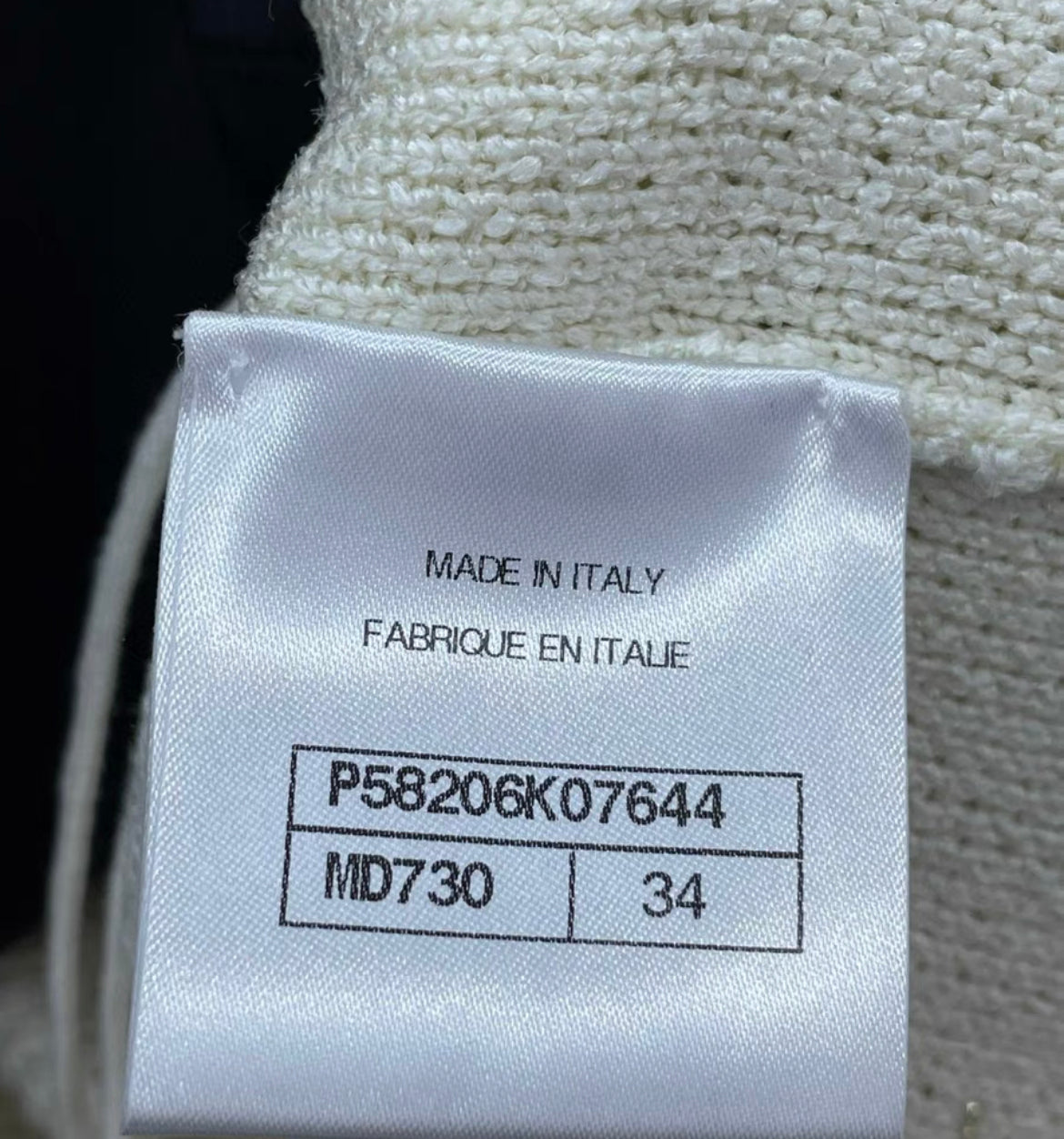 Chanel 18C Ecru/Gold pullover size 34 – Wararni.com