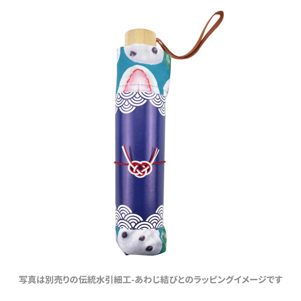 和柄テキスタイル 三つ折り畳み傘‐四色大福｜おしゃれな和柄傘ブランド