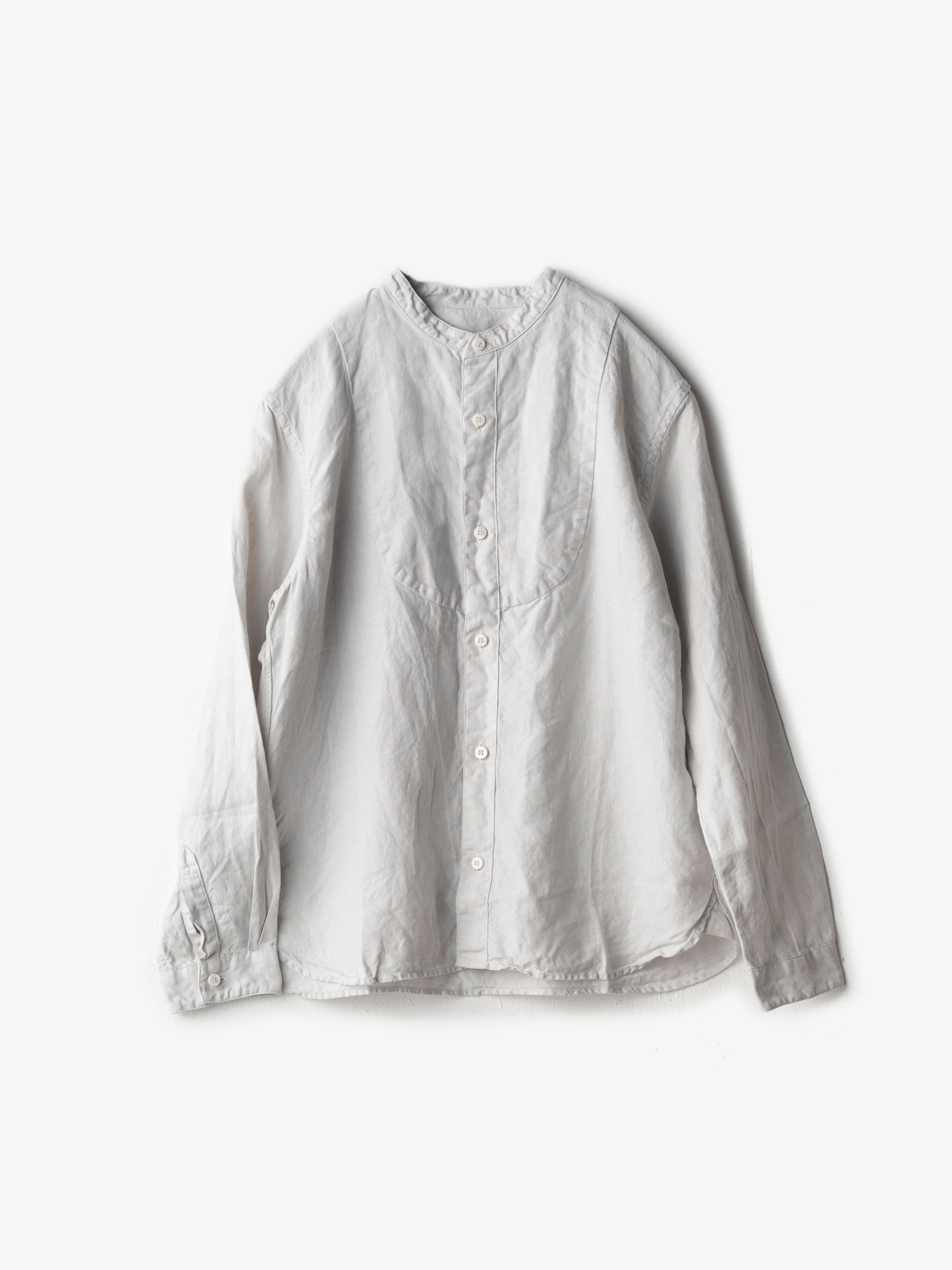 リネン切替シャツ｜宝島染工