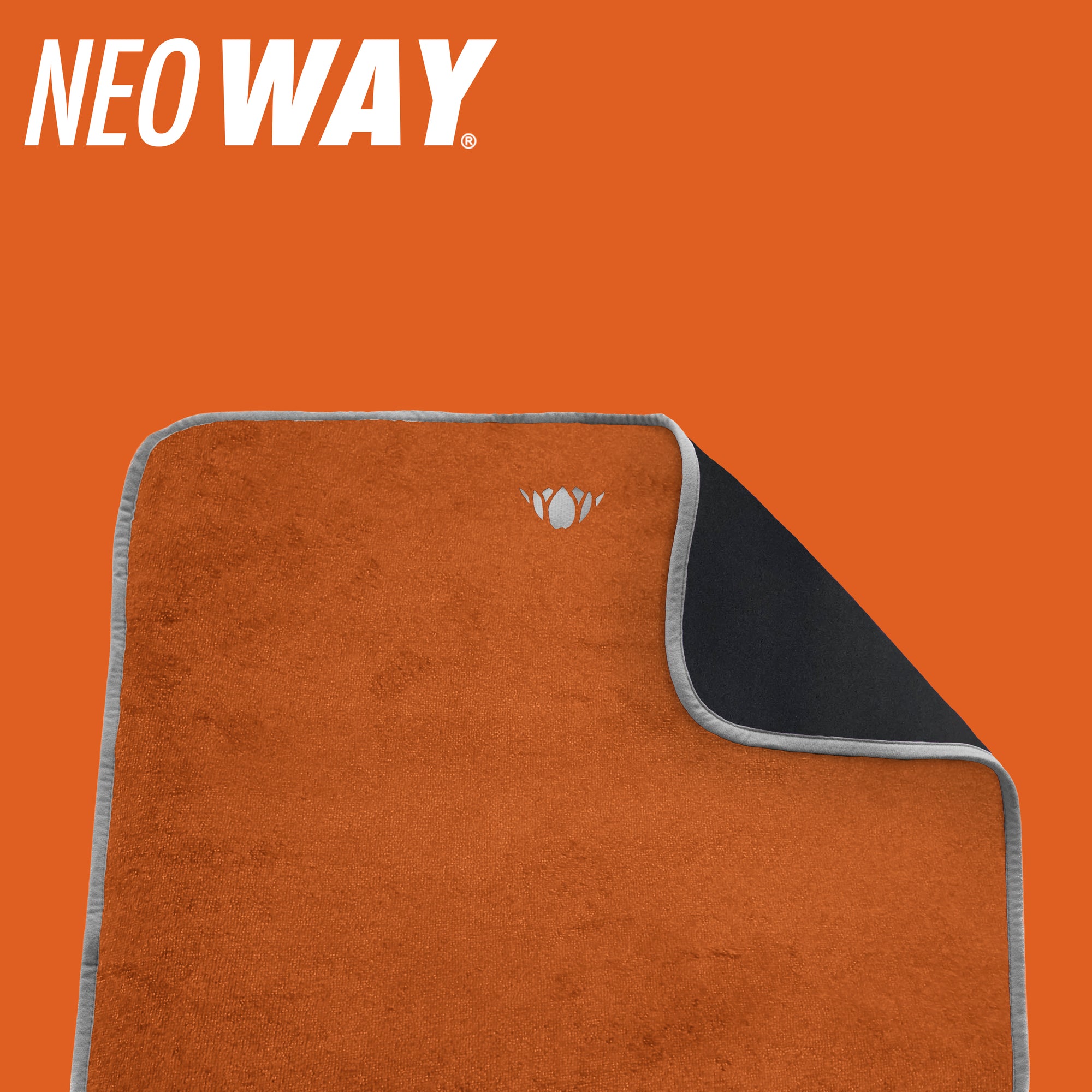 Travel Yoga Mat - Neo WAYmat Burnt Orange | Portable Foldable Hot