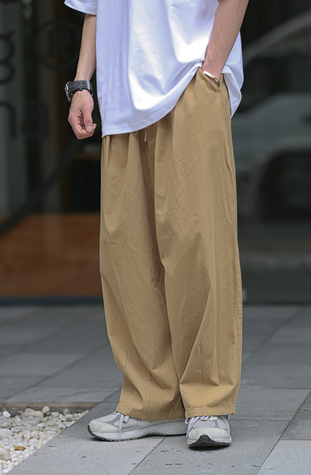 RELAX WIDE CHINO PANTS W374 – WGONG