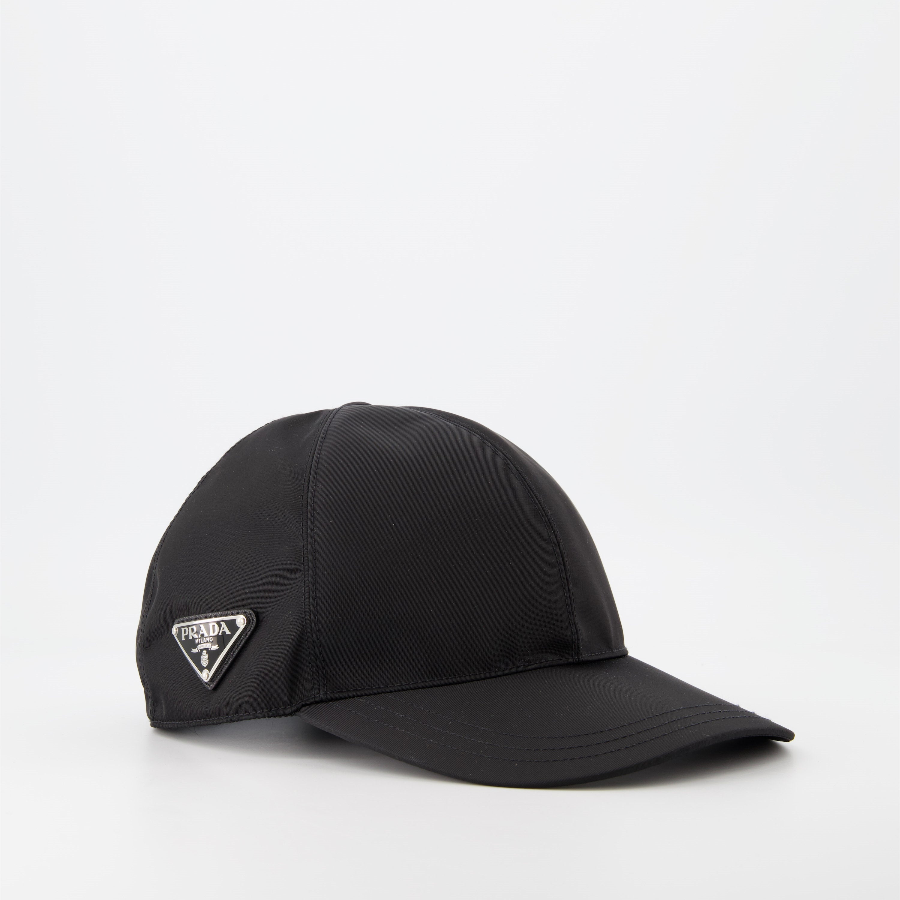 Re-Nylon Black Cap - Prada | WE IN STYLE