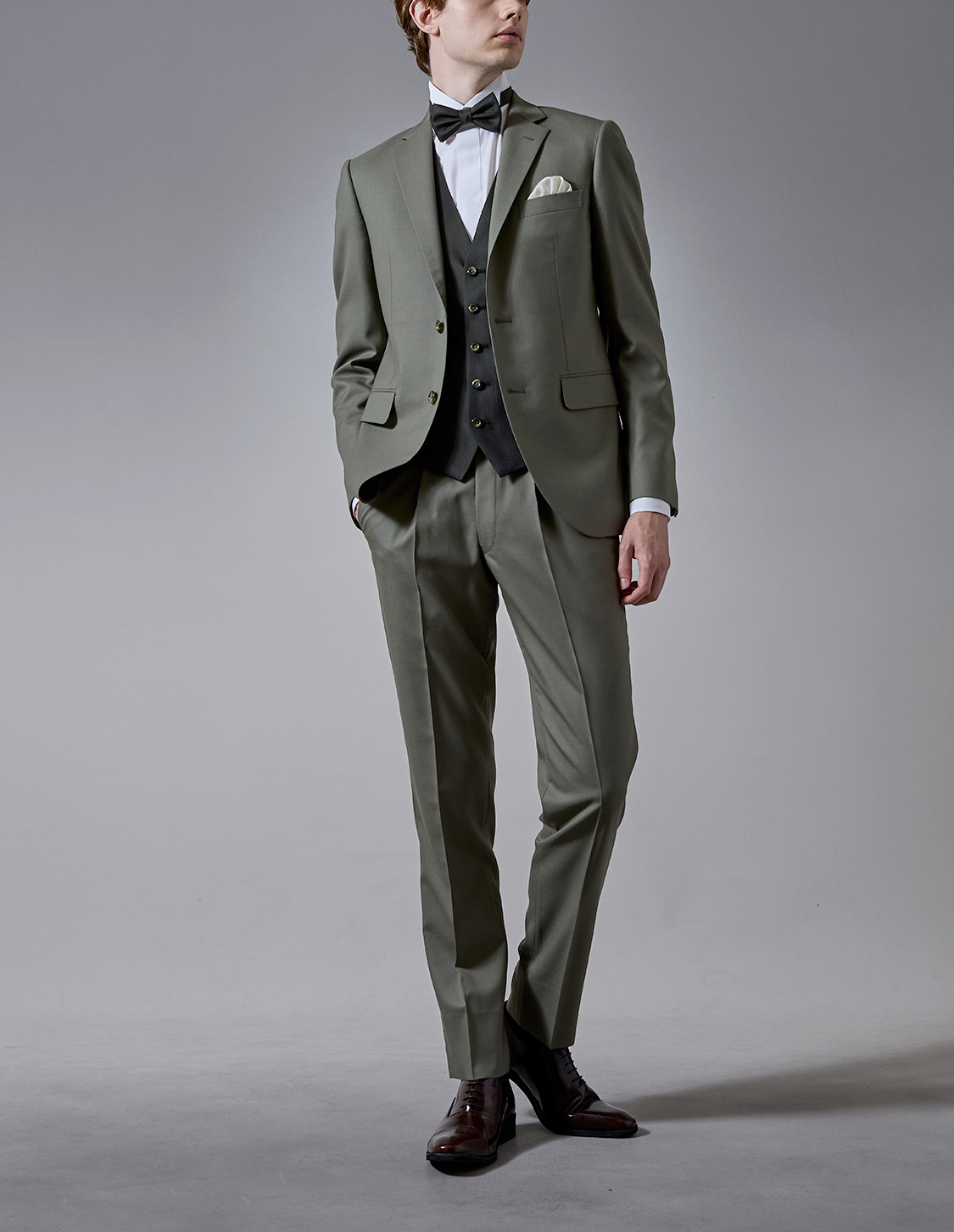 結婚式タキシードカーキ Forte Kuraudia 【FK-2099】 - ミスサブリナ